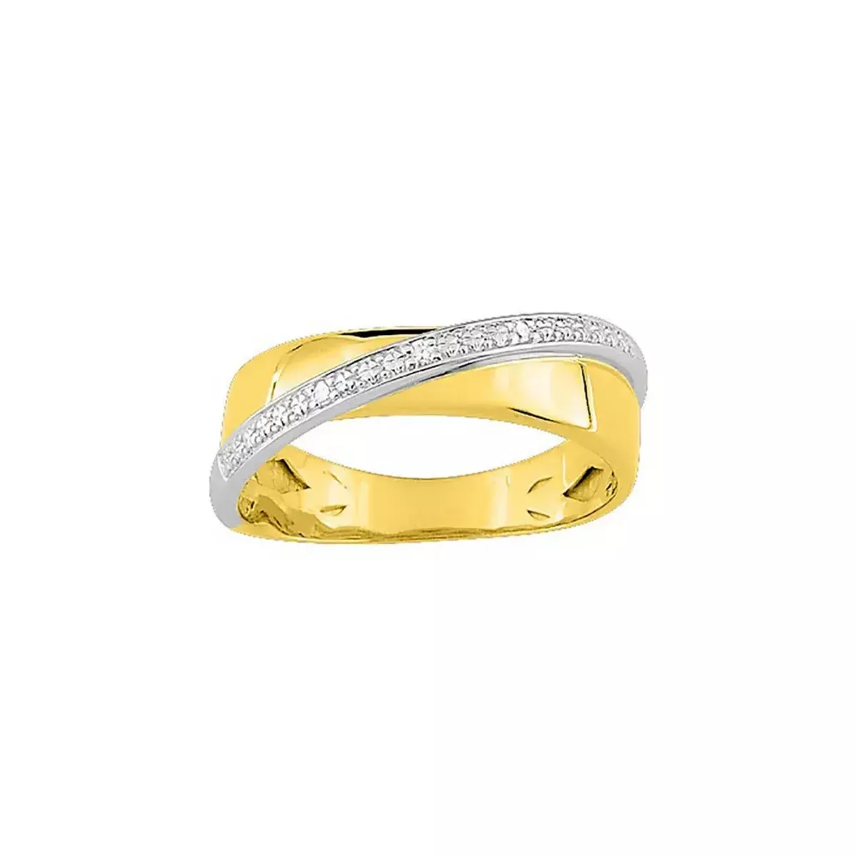 Tousmesbijoux Bague femme Diamant Or 18 Carats pas cher