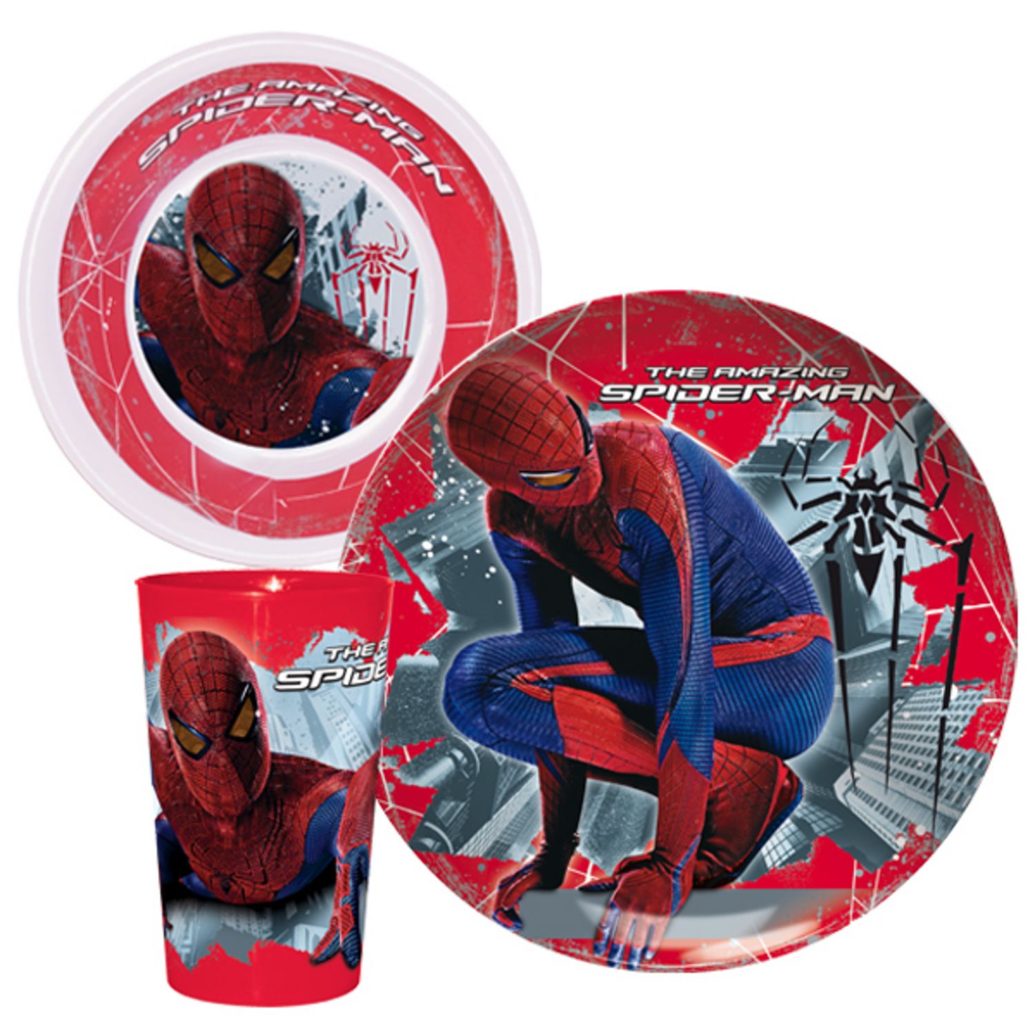 62 Pièces Vaisselle de Fête avec Spiderman Enfant Anniversaire Vaisselle  Anniversaire Ensemble Vaisselle de Fête Serviettes de - Cdiscount Maison