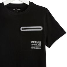 IN EXTENSO T-shirt manches courtes garçon (Noir )