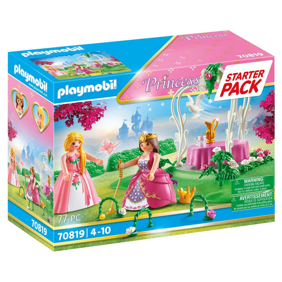 PLAYMOBIL Princess 70819 Starter Pack Princesses et jardin fleuri