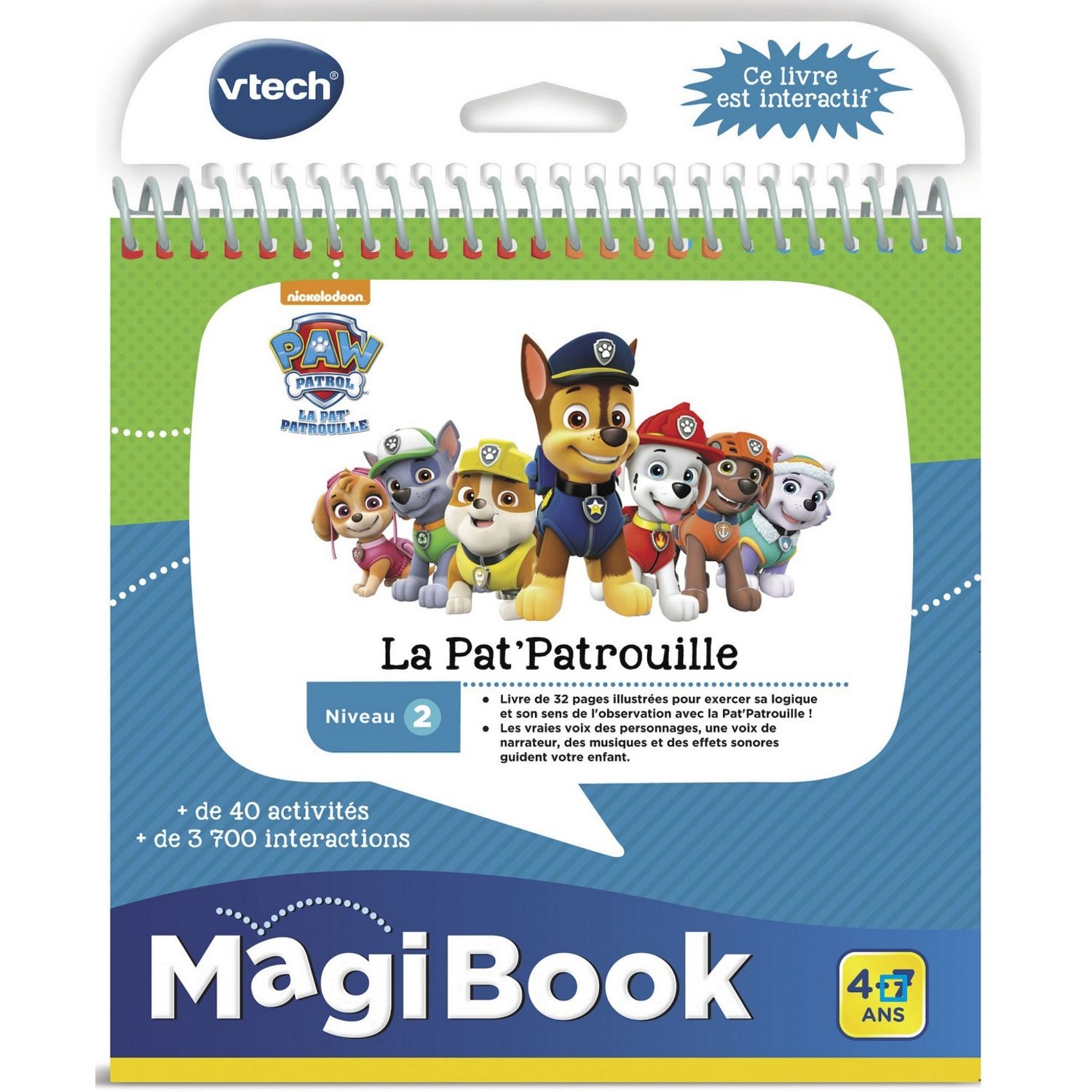 VTECH Livre La Pat'Patrouille - Magibook pas cher 