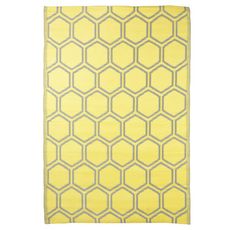 Esschert Design Tapis d'exterieur 182x122 cm Nid d'abeilles