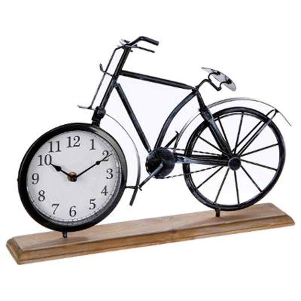 Horloge Poser D co V lo 42cm Noir pas cher Auchan