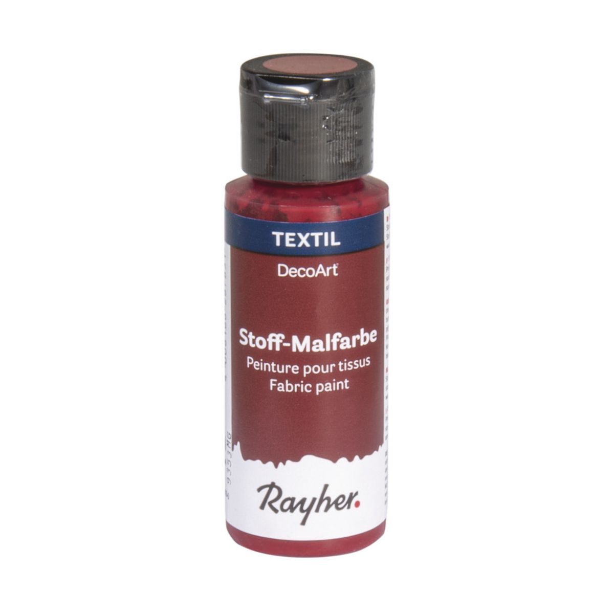 Rayher Peinture pour tissus, rouge cardinal, flacon 59ml pas cher 