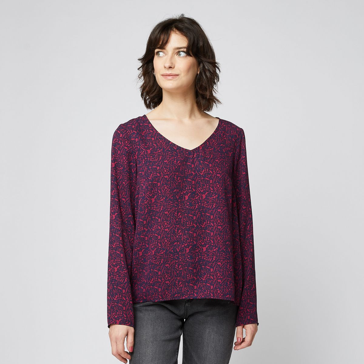 IN EXTENSO Blouse manches longues femme pas cher à prix Auchan
