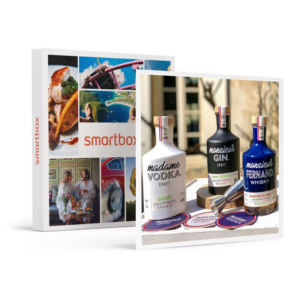 Coffret Cadeau SMARTBOX - Coffret spiritueux & cocktail avec vodka