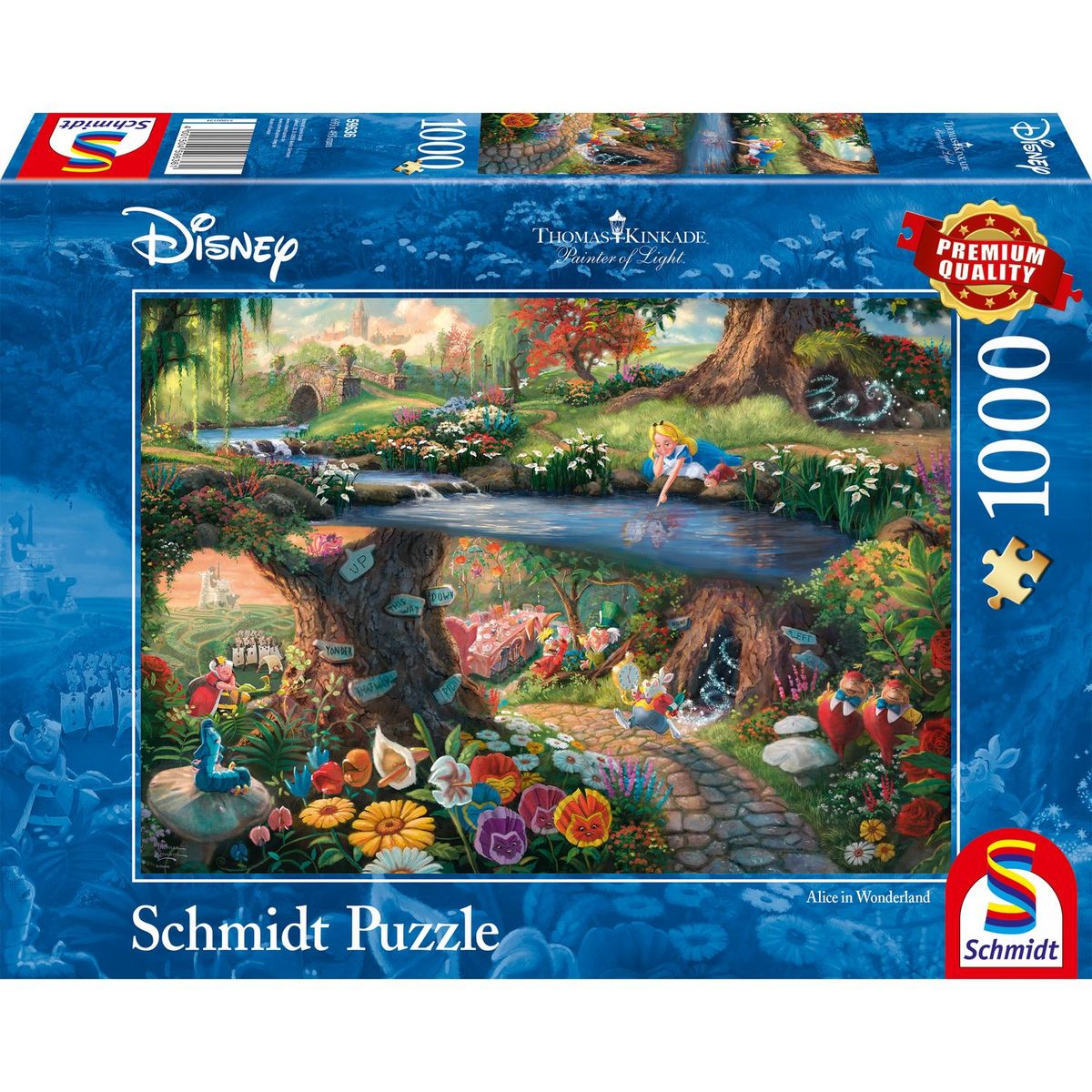 Schmidt Puzzle - Disney Alice aux pays des merveilles - 1000