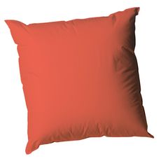 BLANREVE Lot de 2 oreillers confort moelleux bicolore en microfibre  (Orange)