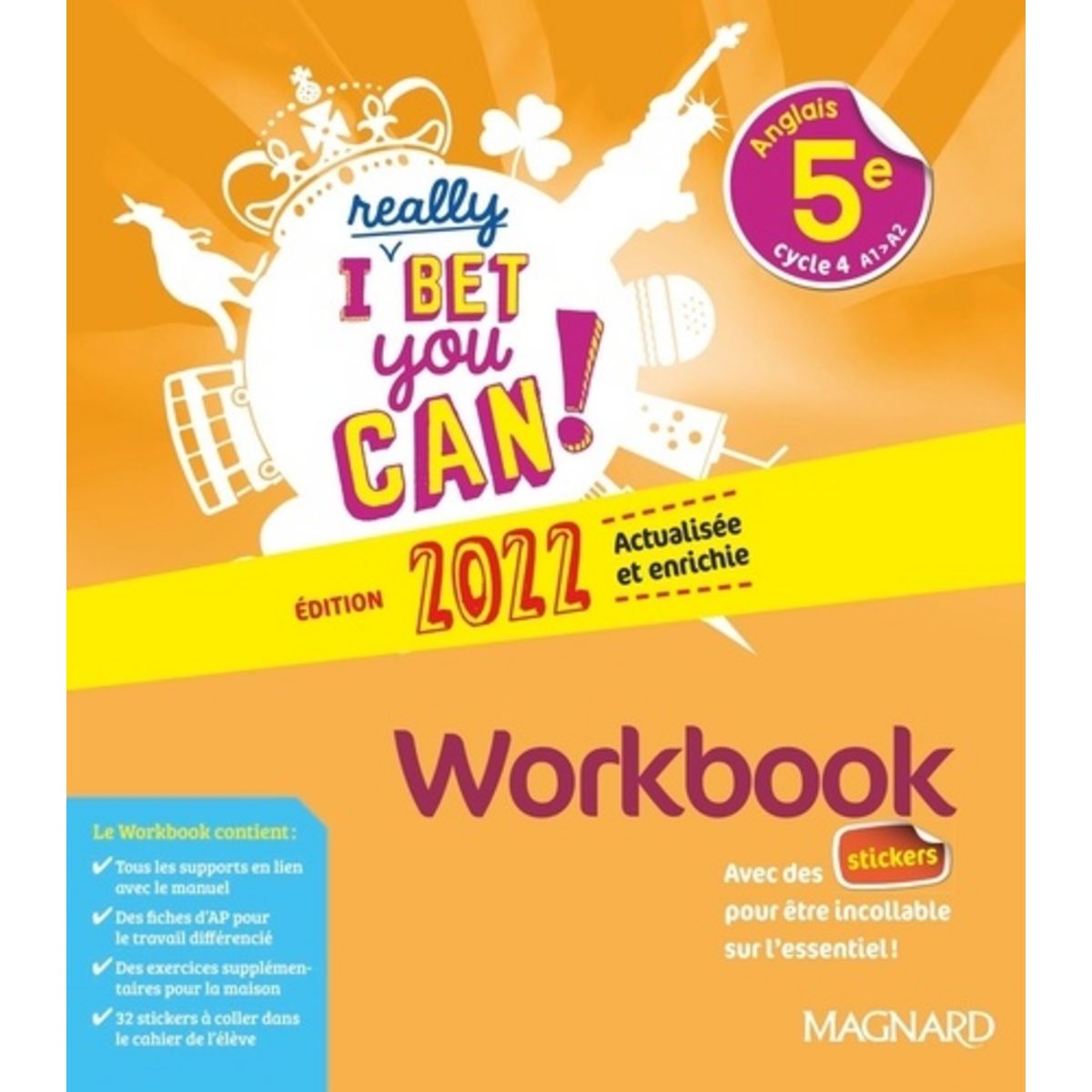 Anglais 5e I Really Bet You Can Workbook Edition 2022 Jaillet