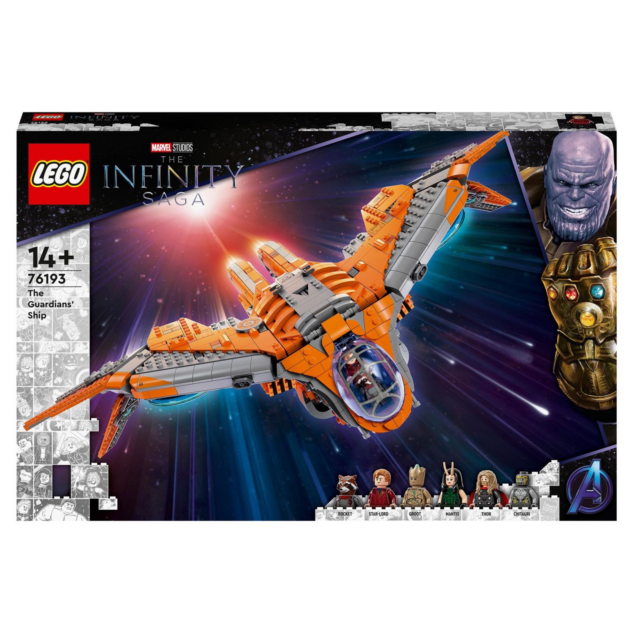 spurv Rendezvous Moderat LEGO Marvel Super Heroes 76193 - The Infinity Saga - Le vaisseau des  Gardiens de la Galaxie pas cher - Auchan.fr