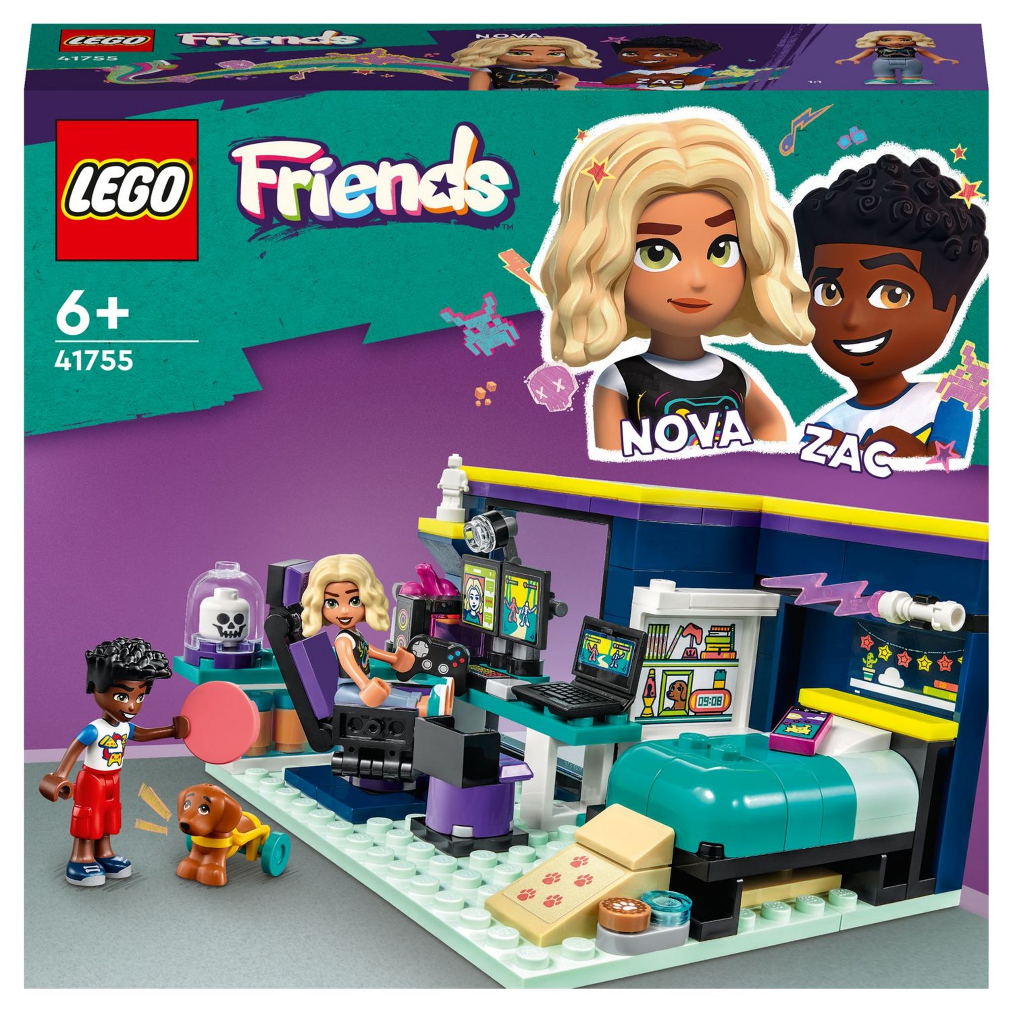 LEGO Friends 41740 La chambre d'Aliya, Jouet pour Filles et