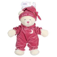 GIPSY Peluche Baby Bear douceur 24 cm - Vieux rose