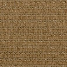 VIDAXL Voile d'ombrage 160 g/m² Taupe 3x3x3 m PEHD