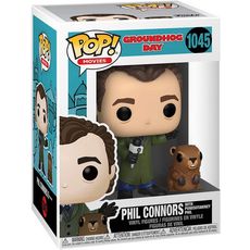 Figurine Pop Phil Connors avec Punxsutawney Phil Gourndhog Day