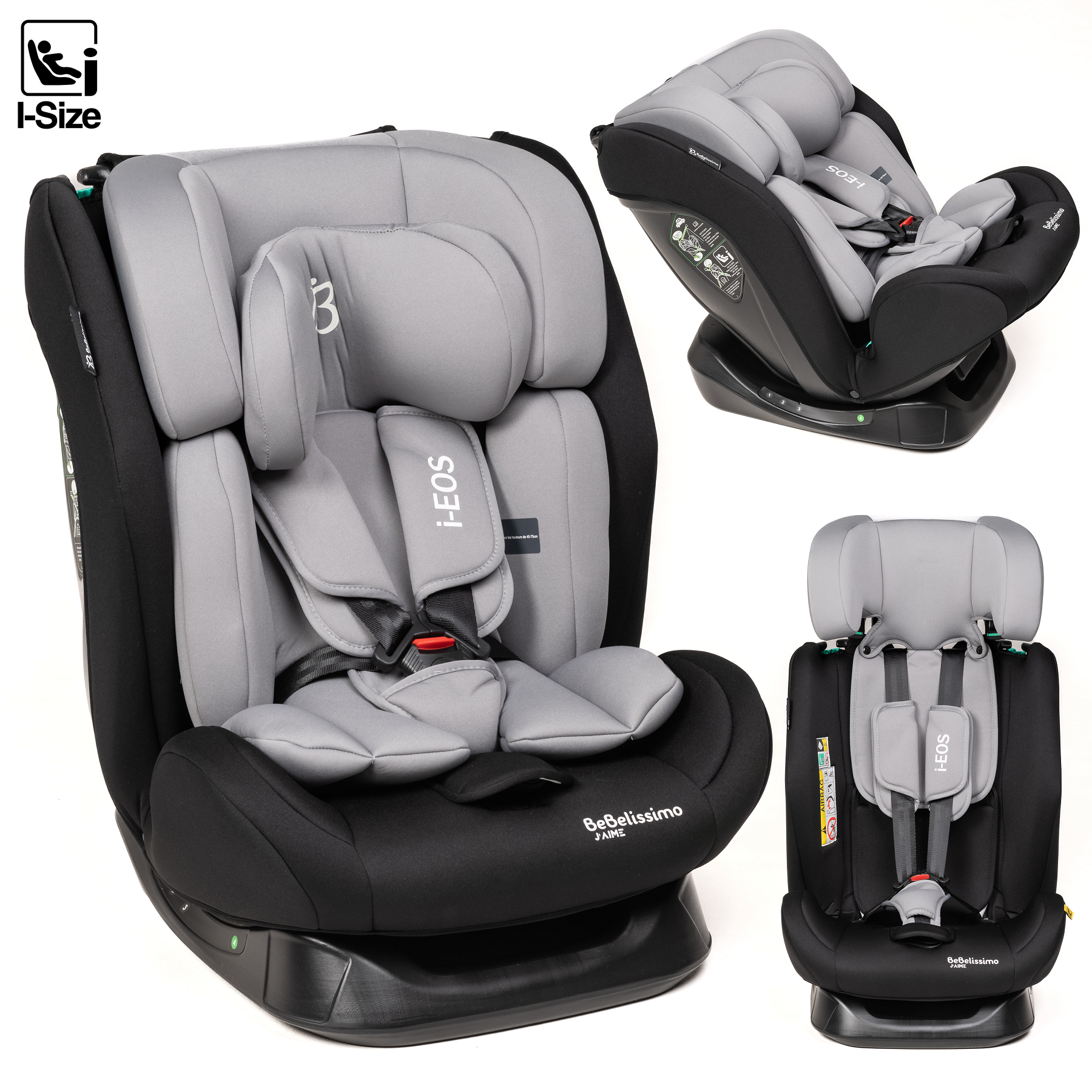 Siège auto isofix DUNE 40-150 cm R129 - 0 à 10 ans- Dos route 40