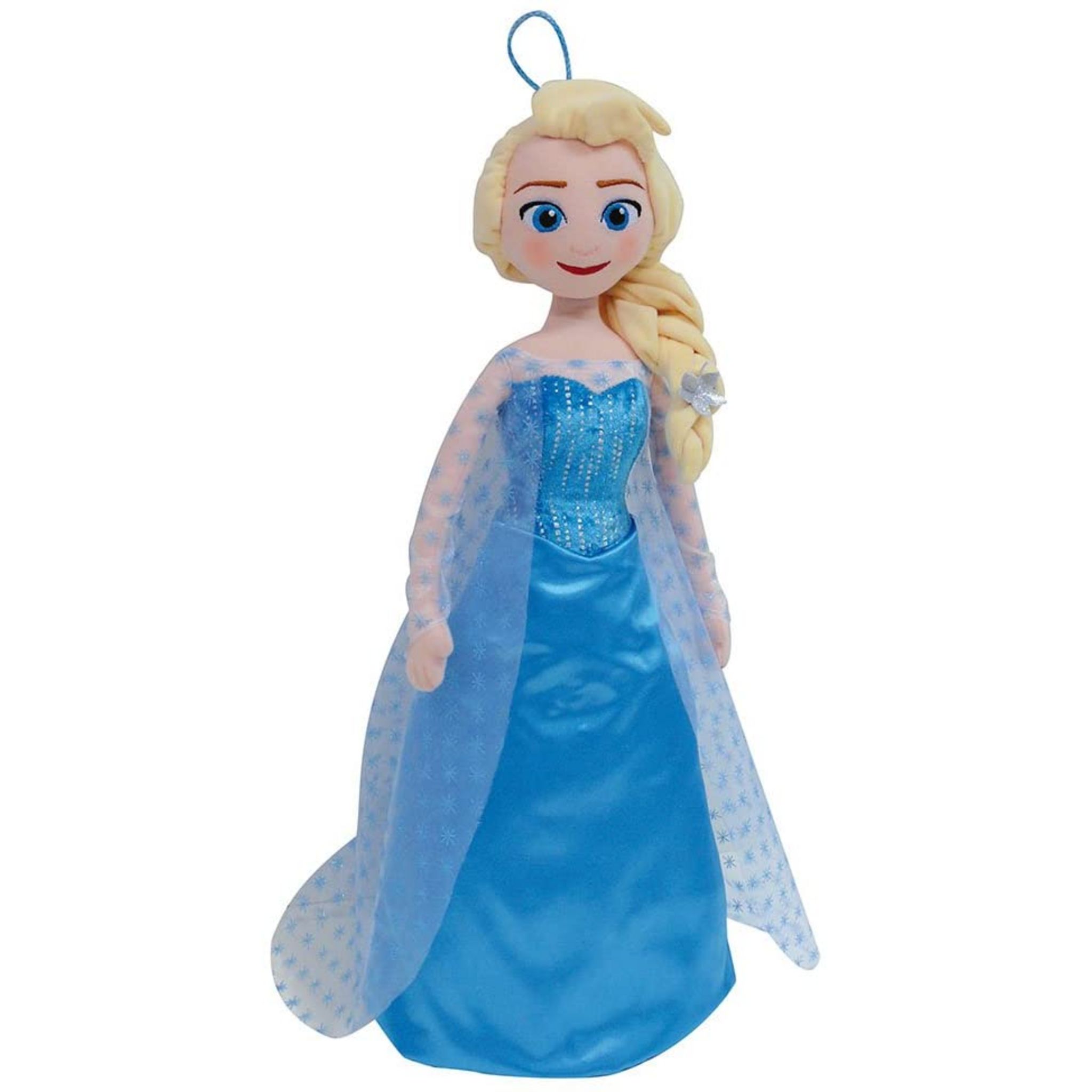 Fun House REINE DES NEIGES ELSA PELUCHE RANGE PYJAMA 50CM pas cher