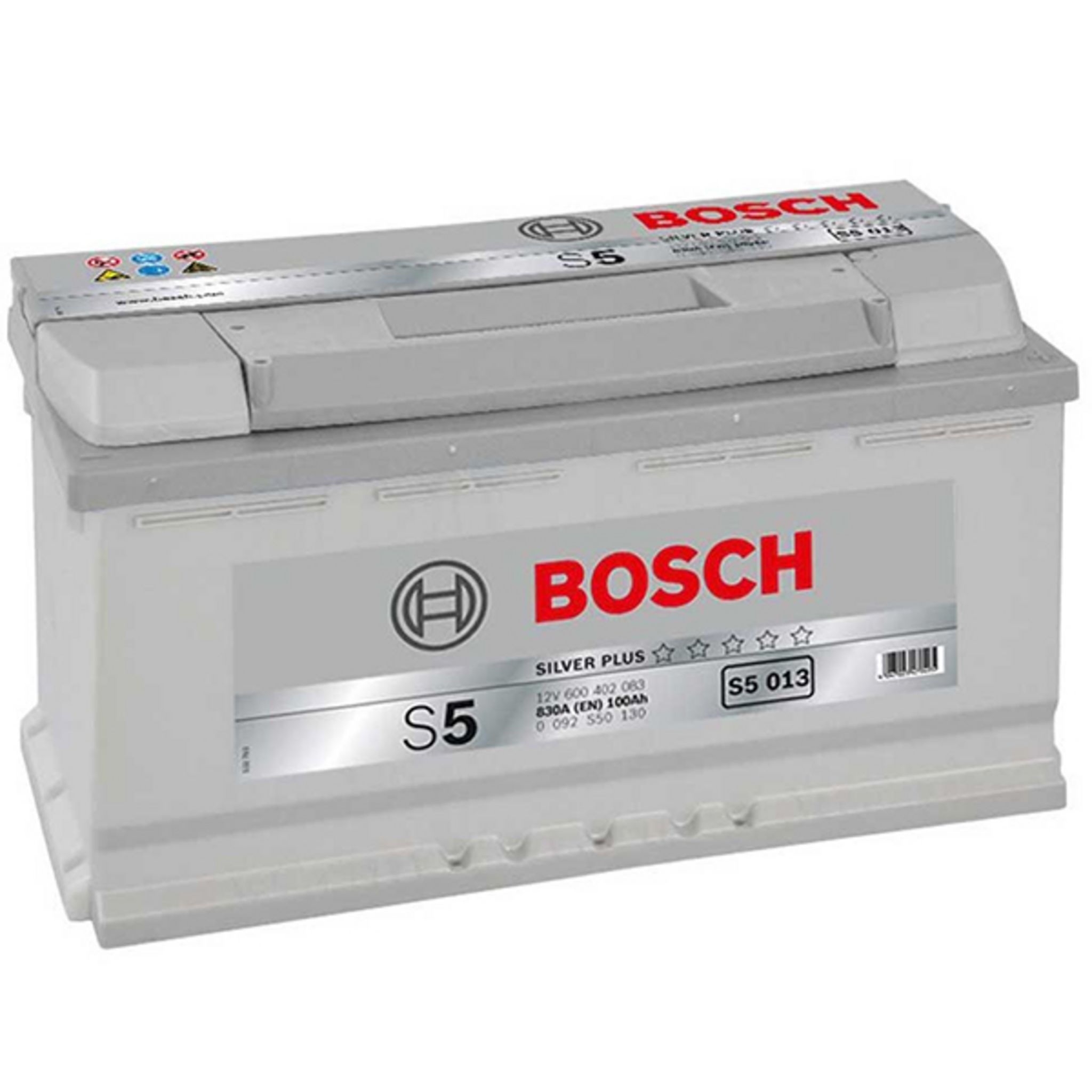 BOSCH Batterie Bosch S5013 100Ah 830A BOSCH pas cher 