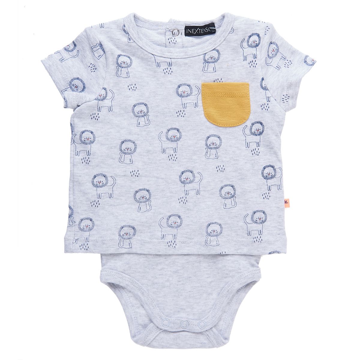 INEXTENSO T shirt body 2 en 1 de naissance b b gar on pas cher