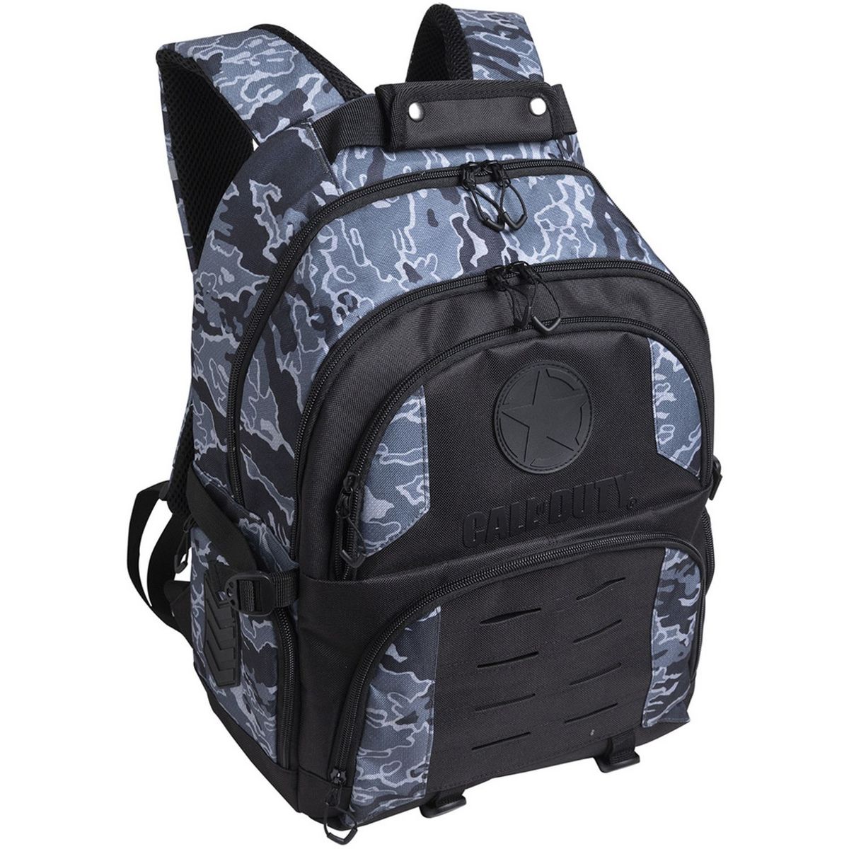 CALL OF DUTY Sac dos 2 compartiments bleu et noir pas cher