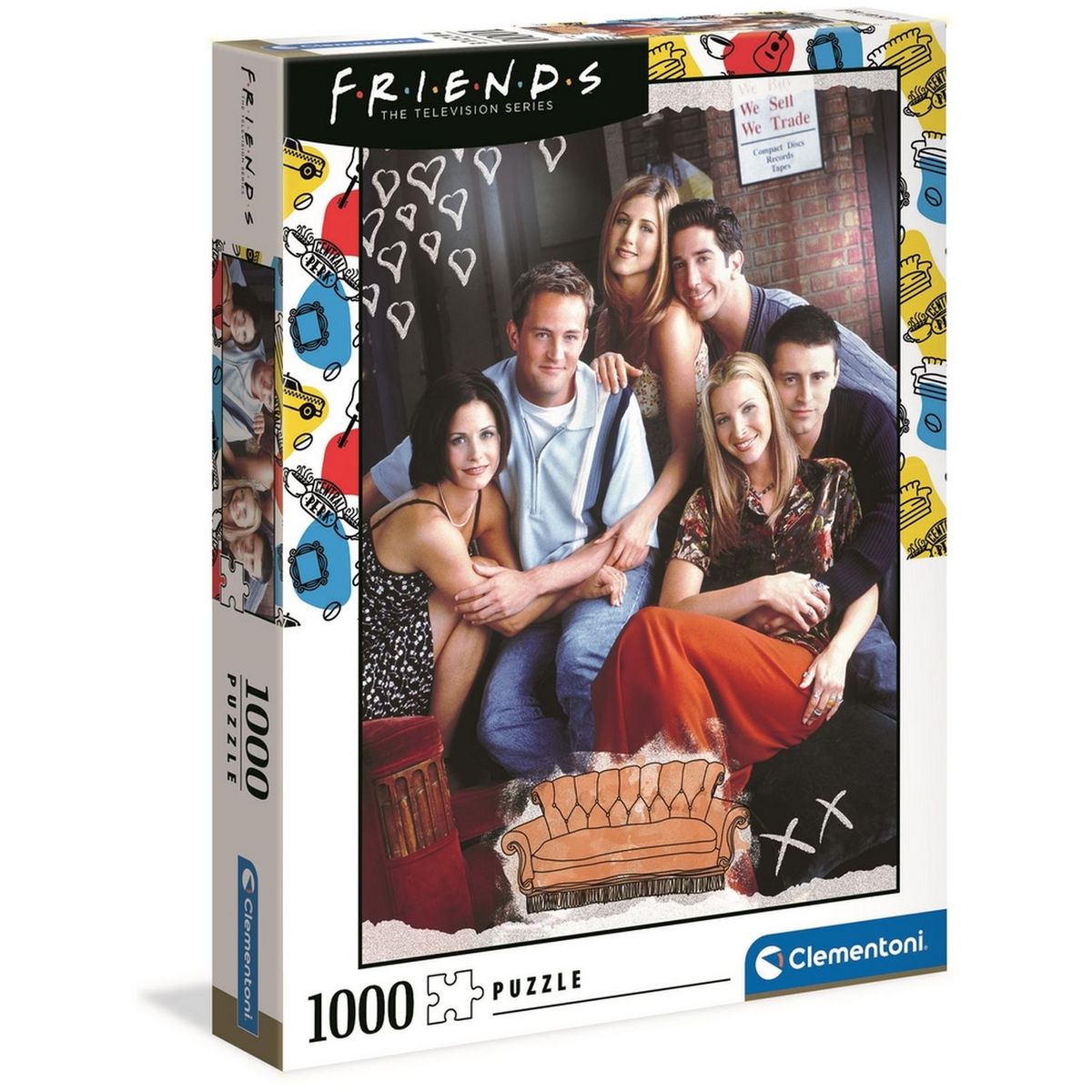 CLEMENTONI Puzzle 1000 pièces Friends 