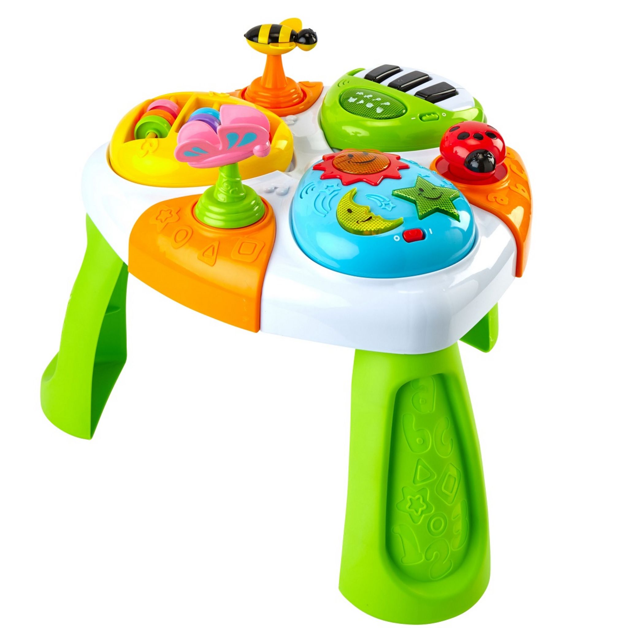 TOEY PLAY Table Activité Bébé 1 Ans, Jouets Musicaux avec Lumières et Sons,  Table d'Activité