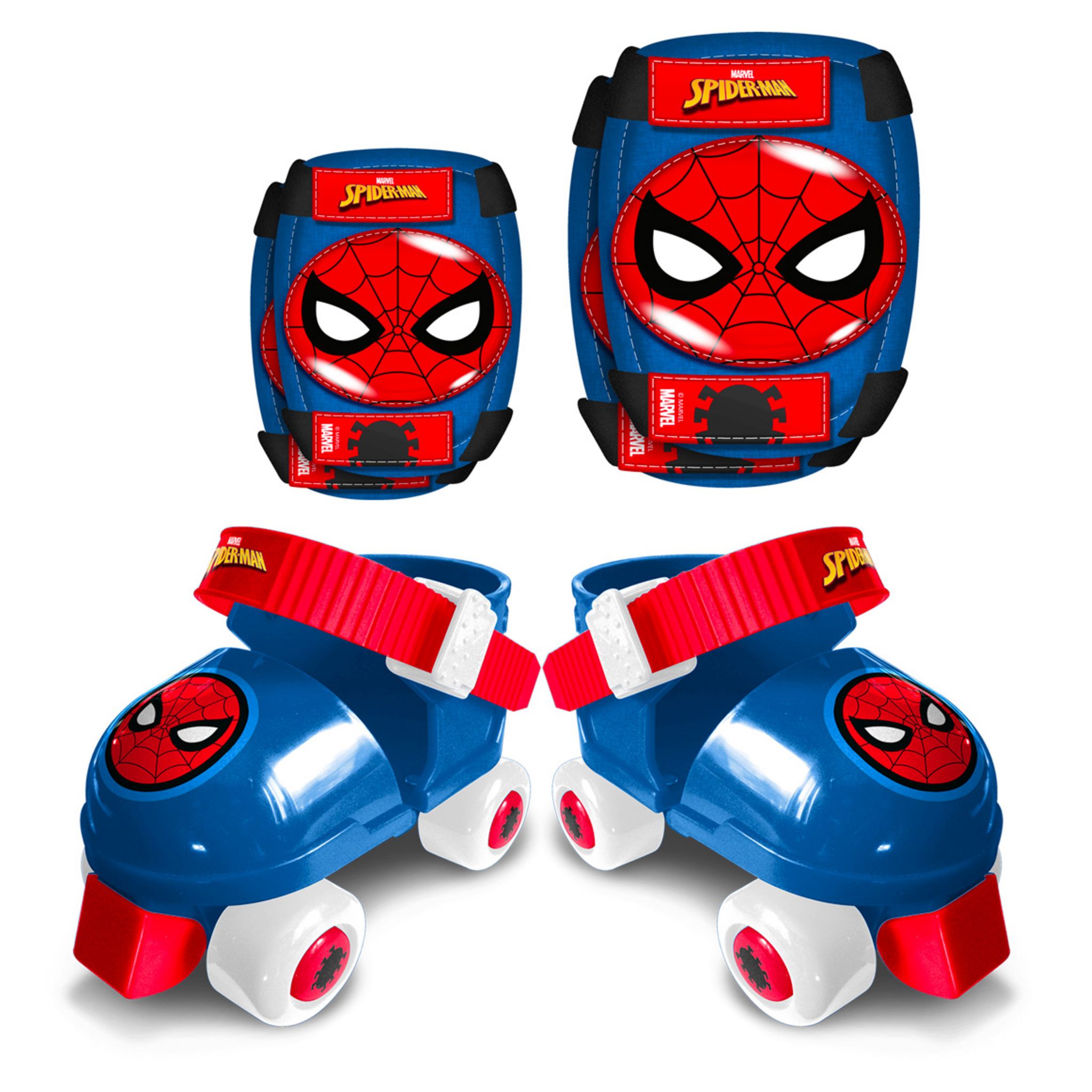Soldes Mondo Set patins à roulettes et protections Spider-Man