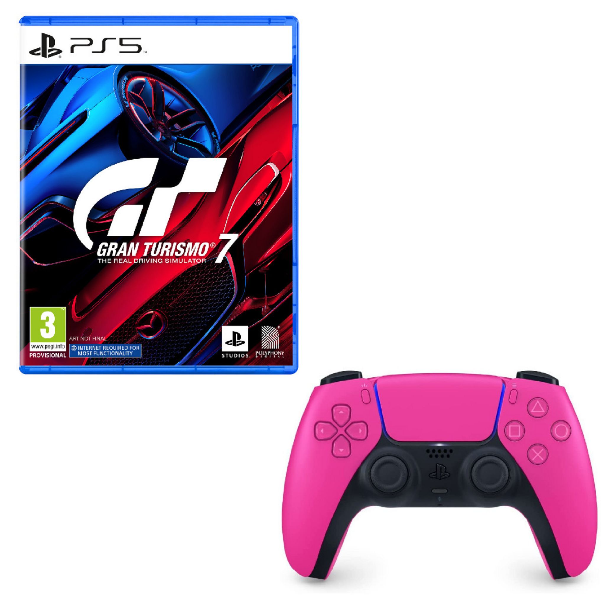 Manette sans-fil DualSense Nova Pink (rose) PS5 à 49,99€