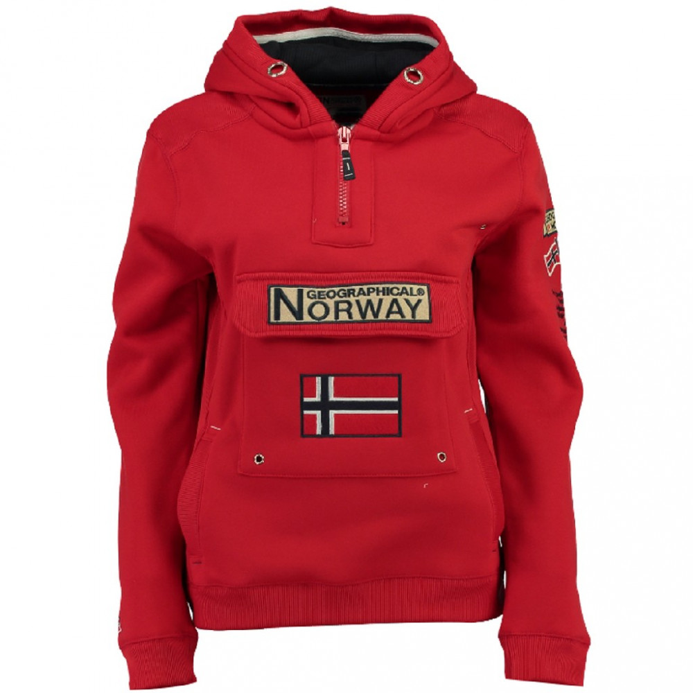 GEOGRAPHICAL NORWAY Sweat Rouge Femme Geographical Norway Gymclass