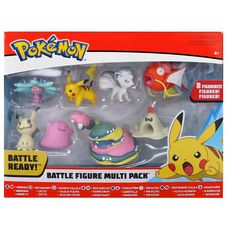 BANDAI Pack de 8 figurines - Pokemon