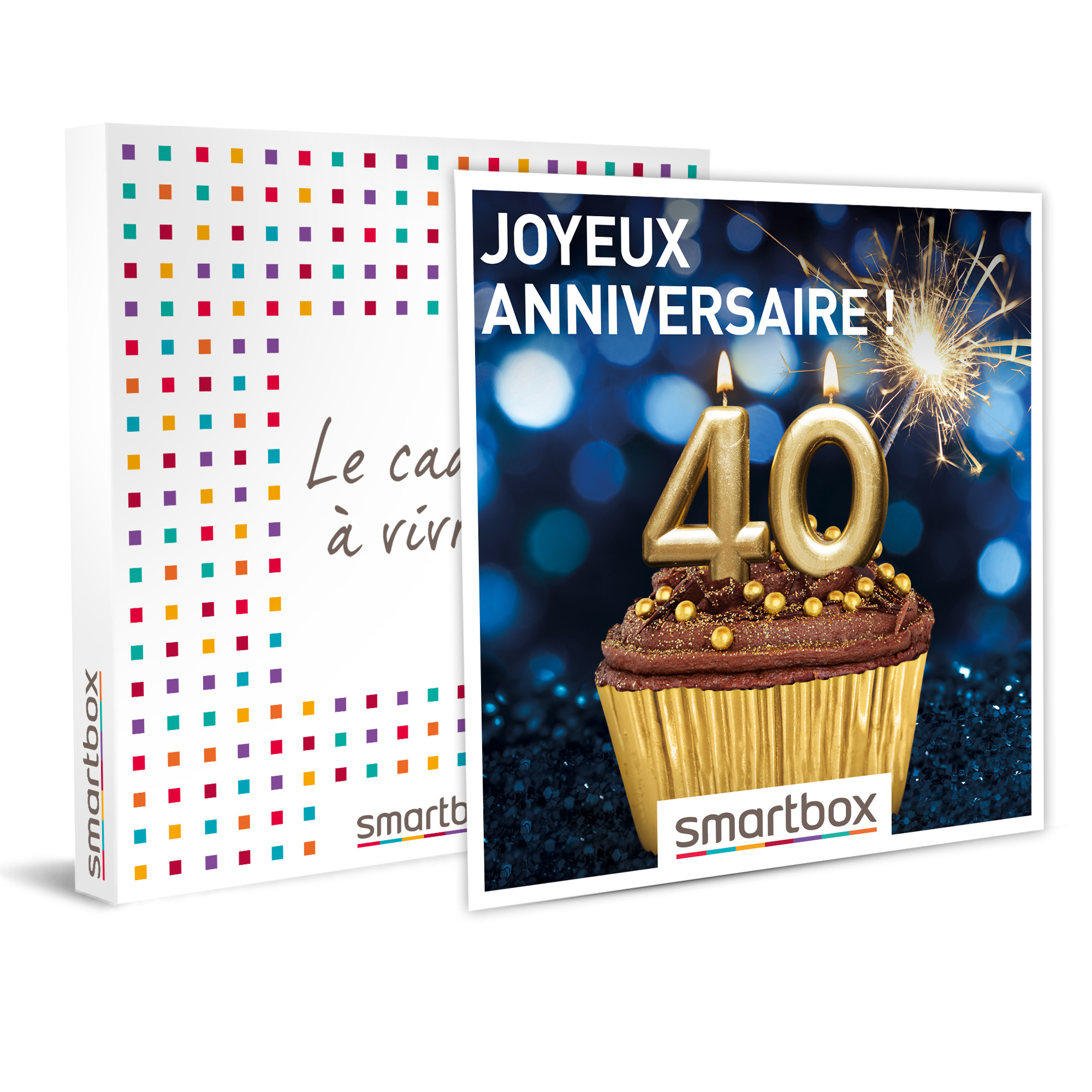 Smartbox Coffret Cadeau Joyeux Anniversaire Pour Homme 40 Ans 3292 Escapades Repas Seances De Bien Etre Et Aventures Sportives Pas Cher A Prix Auchan