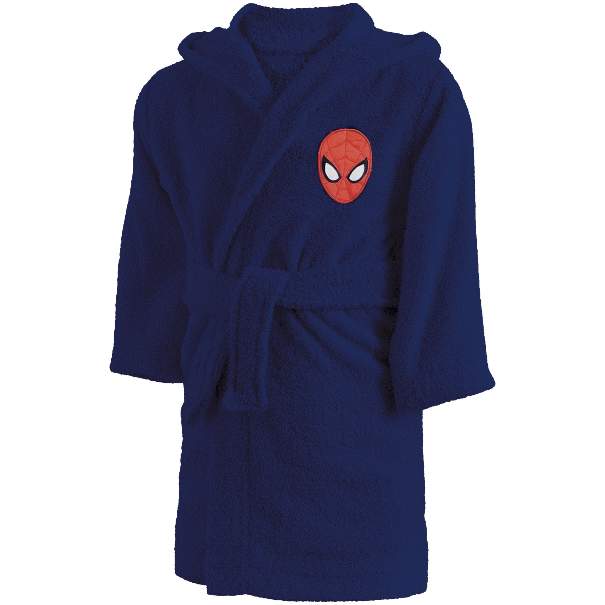 SPIDERMAN Peignoir a capuche enfant en coton brode SPIDERMAN PETER pas cher Auchan