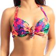  Haut de Bikini Imprimé Hawaï Femme Bikki Beach Julia Push-Up. Coloris disponibles : Rose