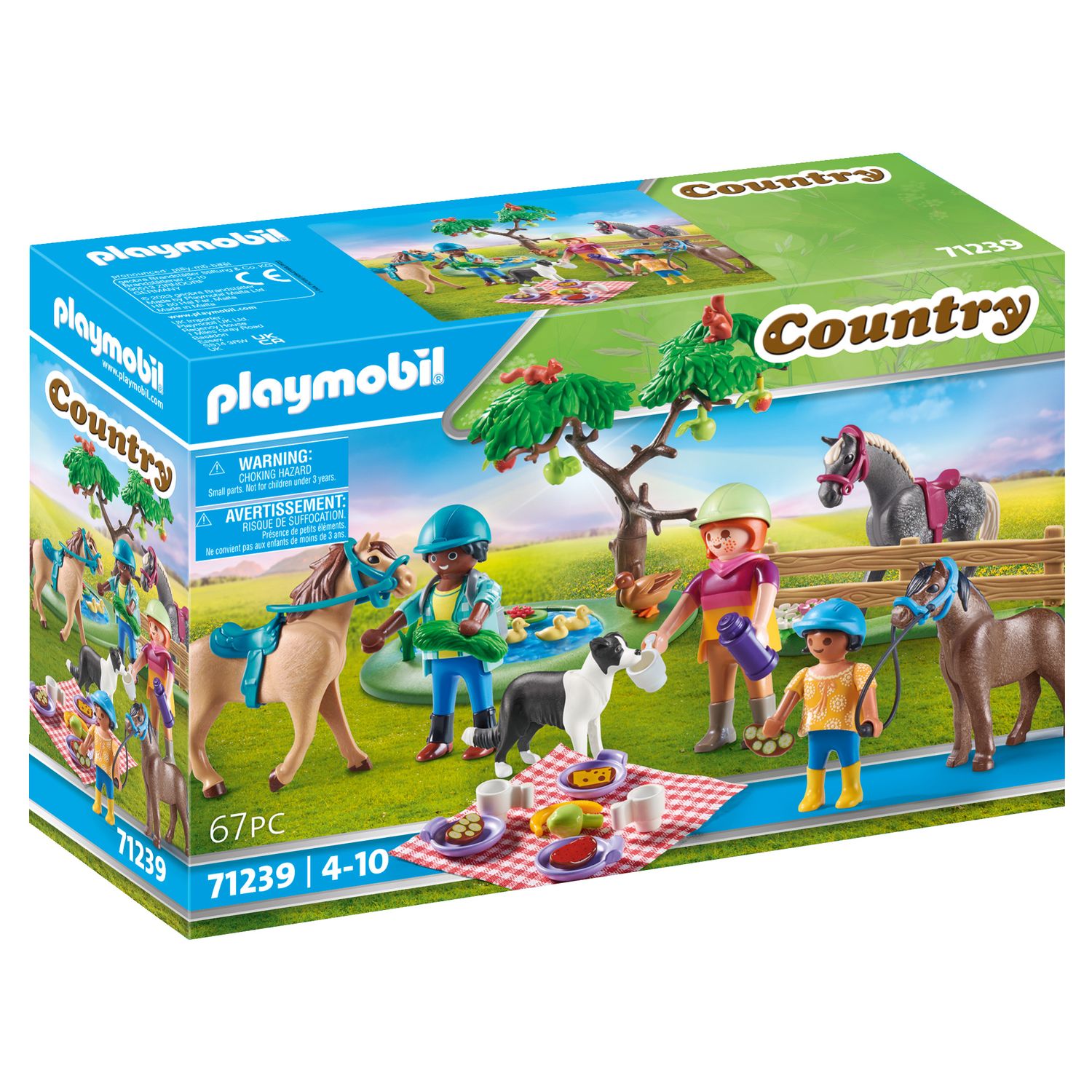 Playmobil Country Cavalière Et Cheval Avec Monitrice - 71242