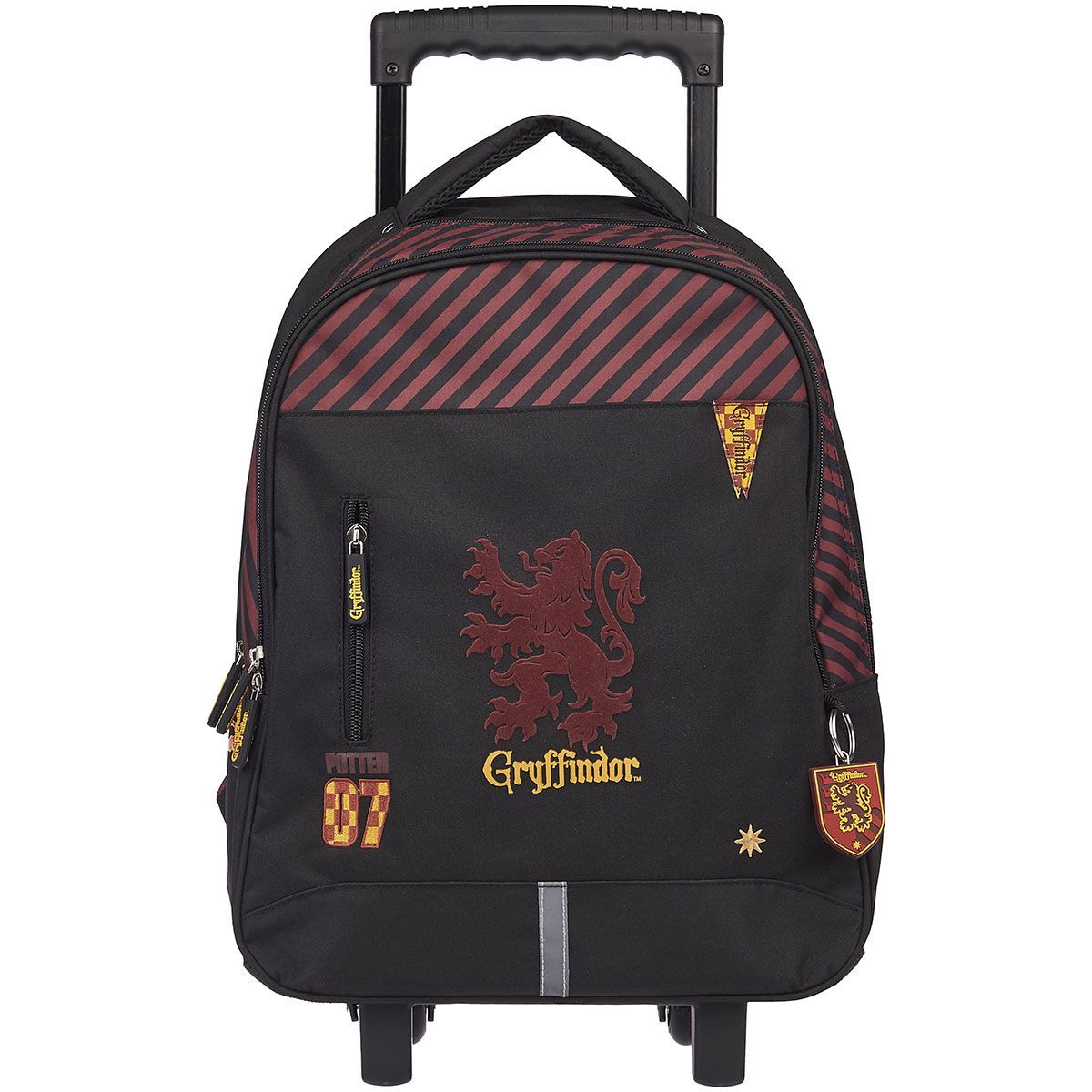 Sac dos roulettes noir et bordeaux HARRY POTTER pas cher