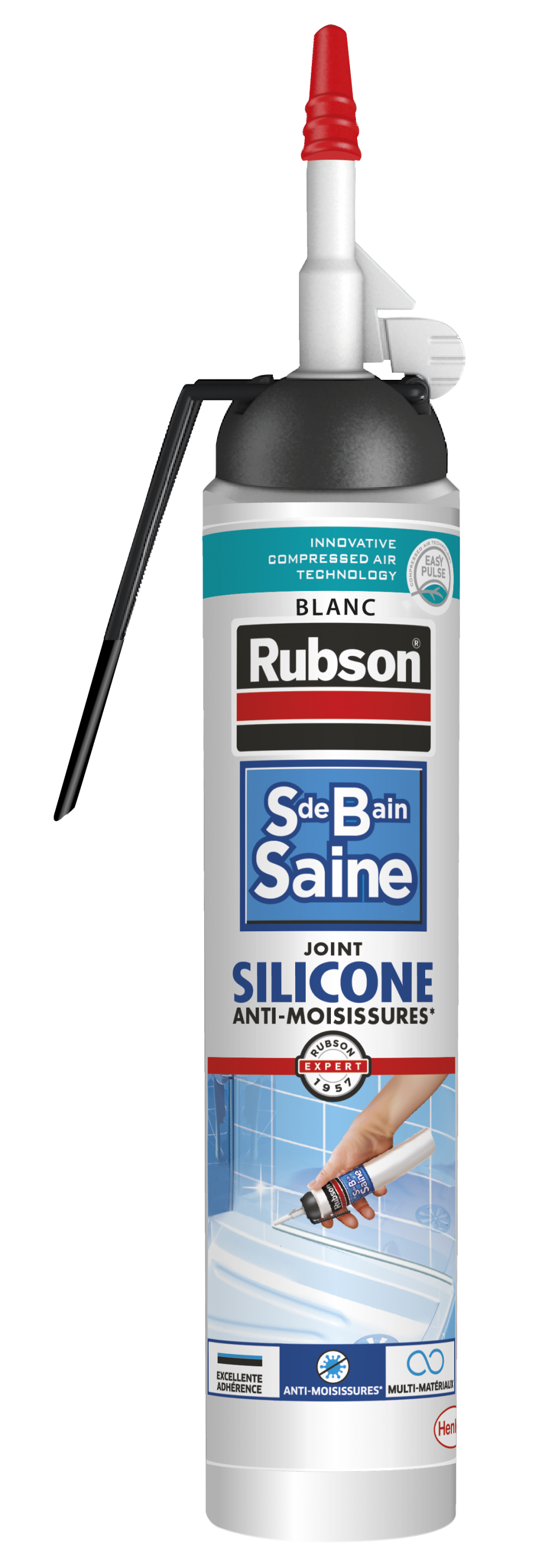 Silicone anti-moisissures blanc RUBSON