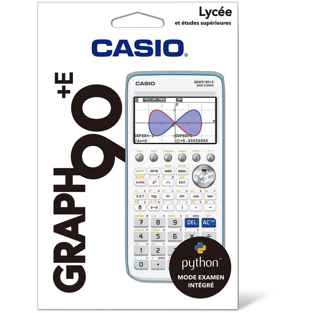 Calculatrice graphique Casio GRAPH 90+E - mode examen intégré - Edition  python Pas Cher