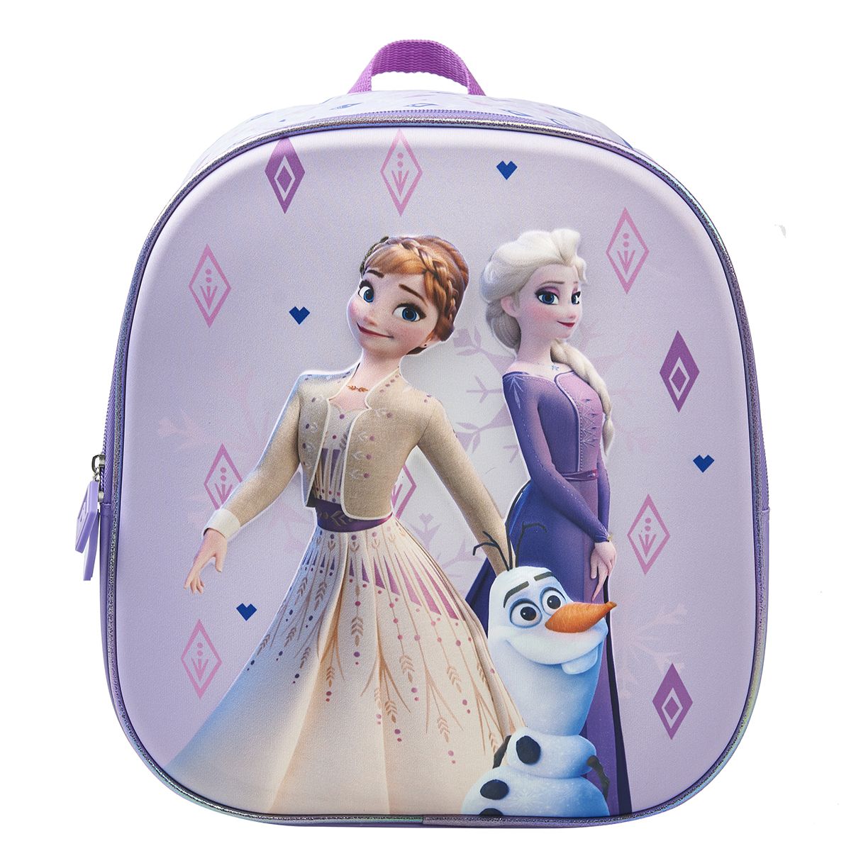 DISNEY Sac maternelle violet REINE DES NEIGES pas cher Auchan.fr