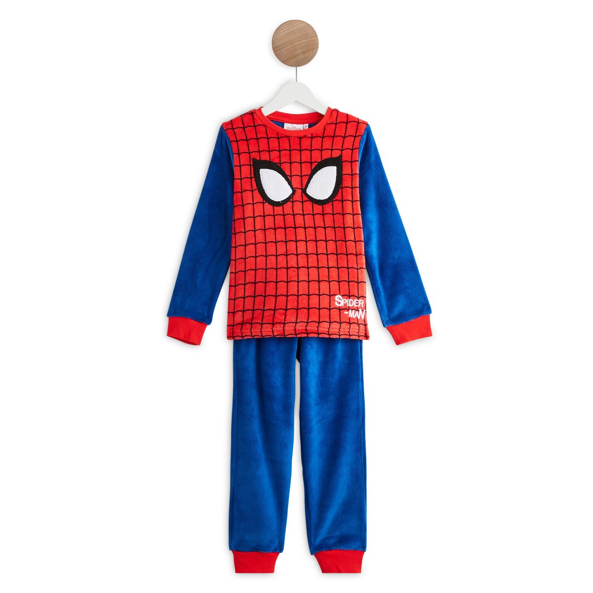 SPIDERMAN Ensemble pyjama peluche garçon pas cher 