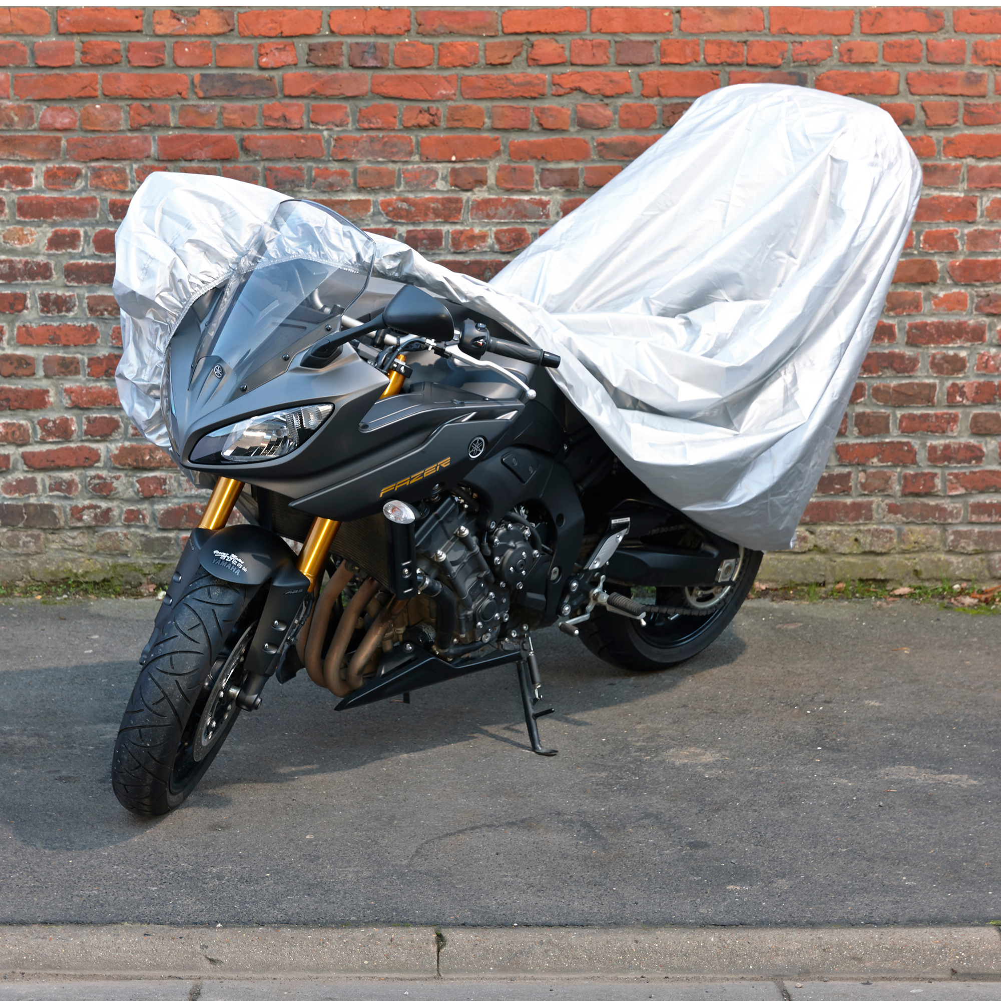 Accessoire scooter et moto Linxor Bâche, housse de protection imperméable  pour moto - 245 x 105 x 133 cm - Noir 