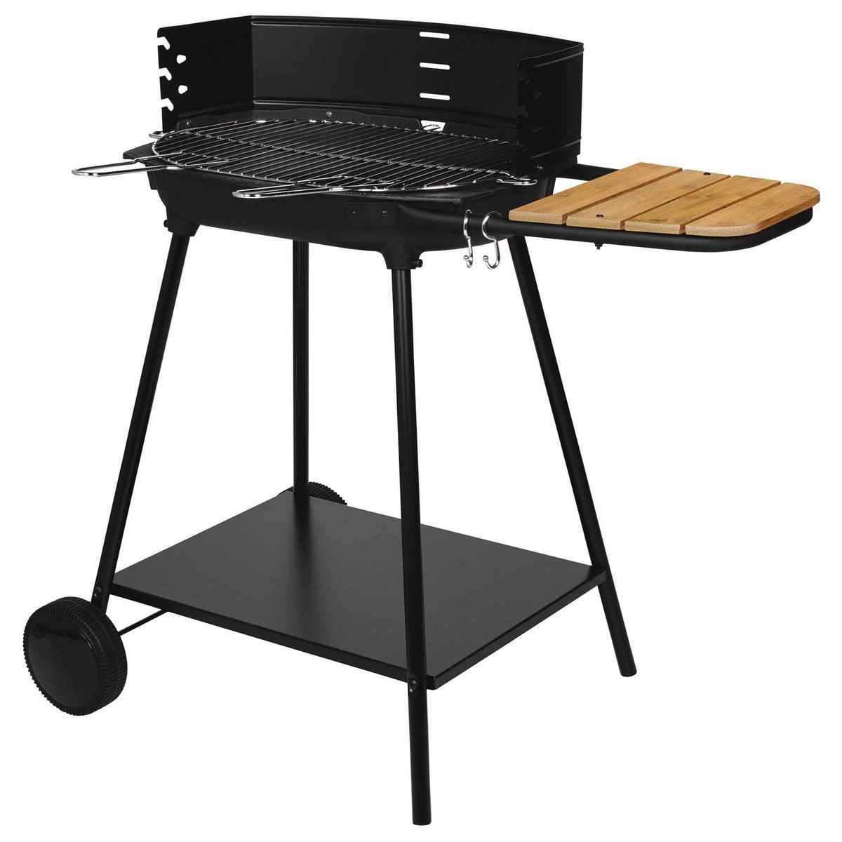Somagic Barbecue charbon de bois en fonte BASILIC pas cher Auchan.fr