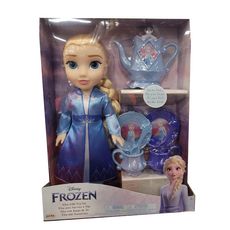 Poupée Elsa La Reine des Neiges avec Service à Thé