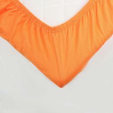 Drap housse bébé - Oeko-tex (Orange)