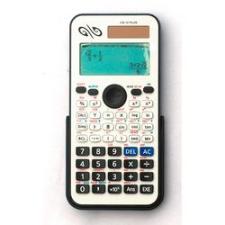 AUCHAN Calculatrice scientifique blanche pas cher 