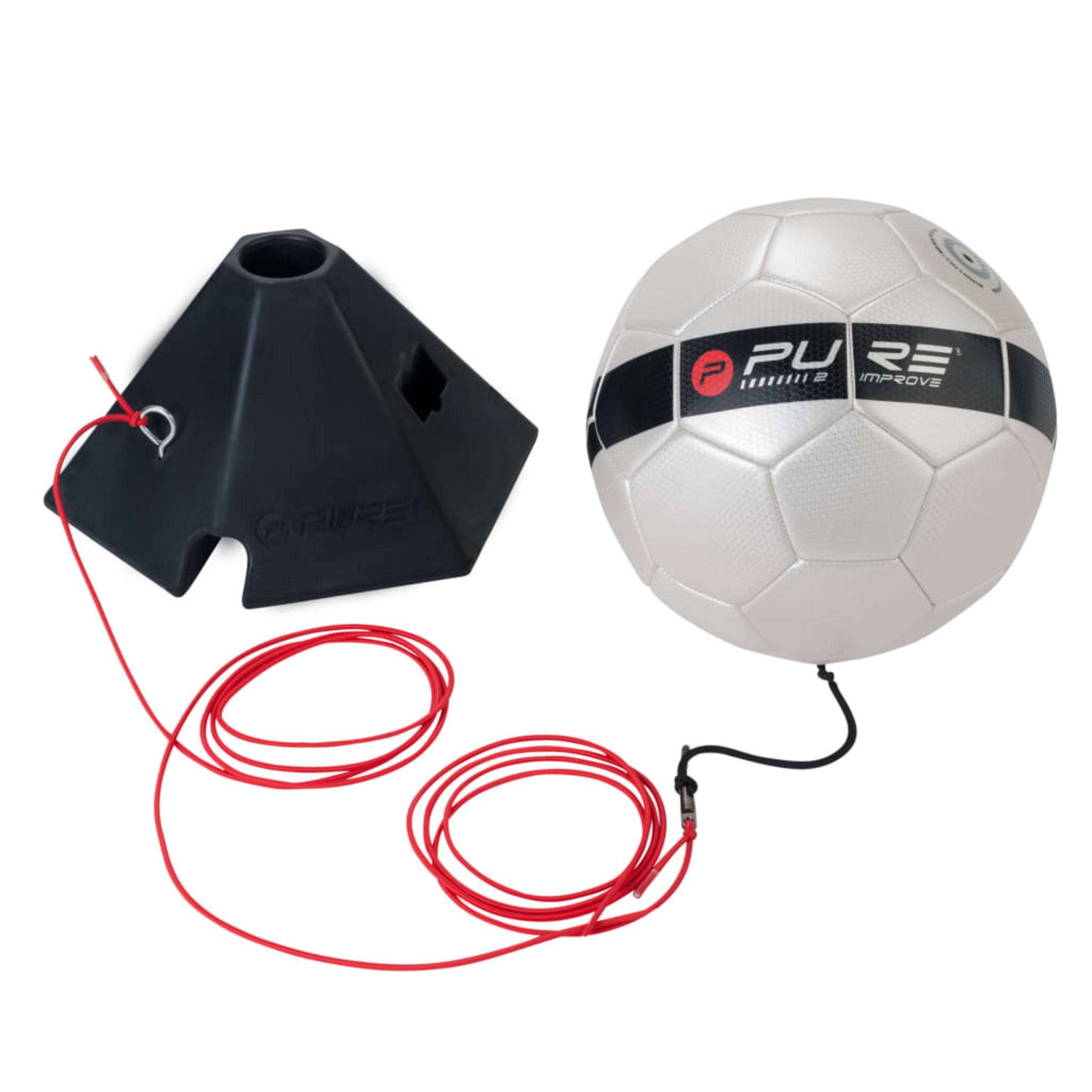 HOMCOM Set de 2 mini cages de football pour enfant - ballon, pompe, piquets  inclus - 78L x 46l x 56H cm - métal blanc pas cher 