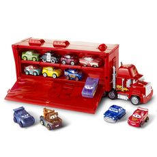 MATTEL Cars Mini transporteur rouge