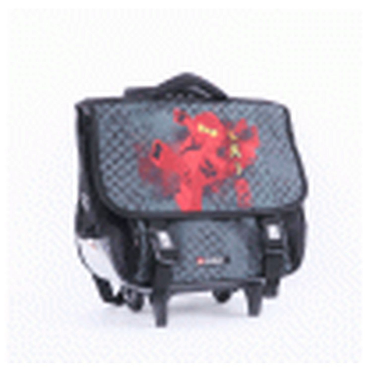 LEGO Cartable a roulettes 38 cm noir LEGO NINJAGO DRAGON MASTER pas cher Auchan