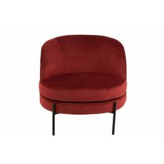 Chaise Lounge Design  Jula  127cm Rouge