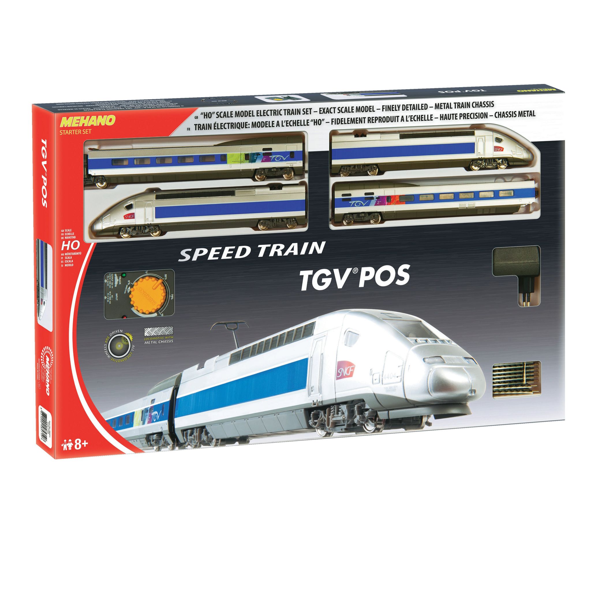 Mehano HO Scale TGV Atlantique Train Unboxing 