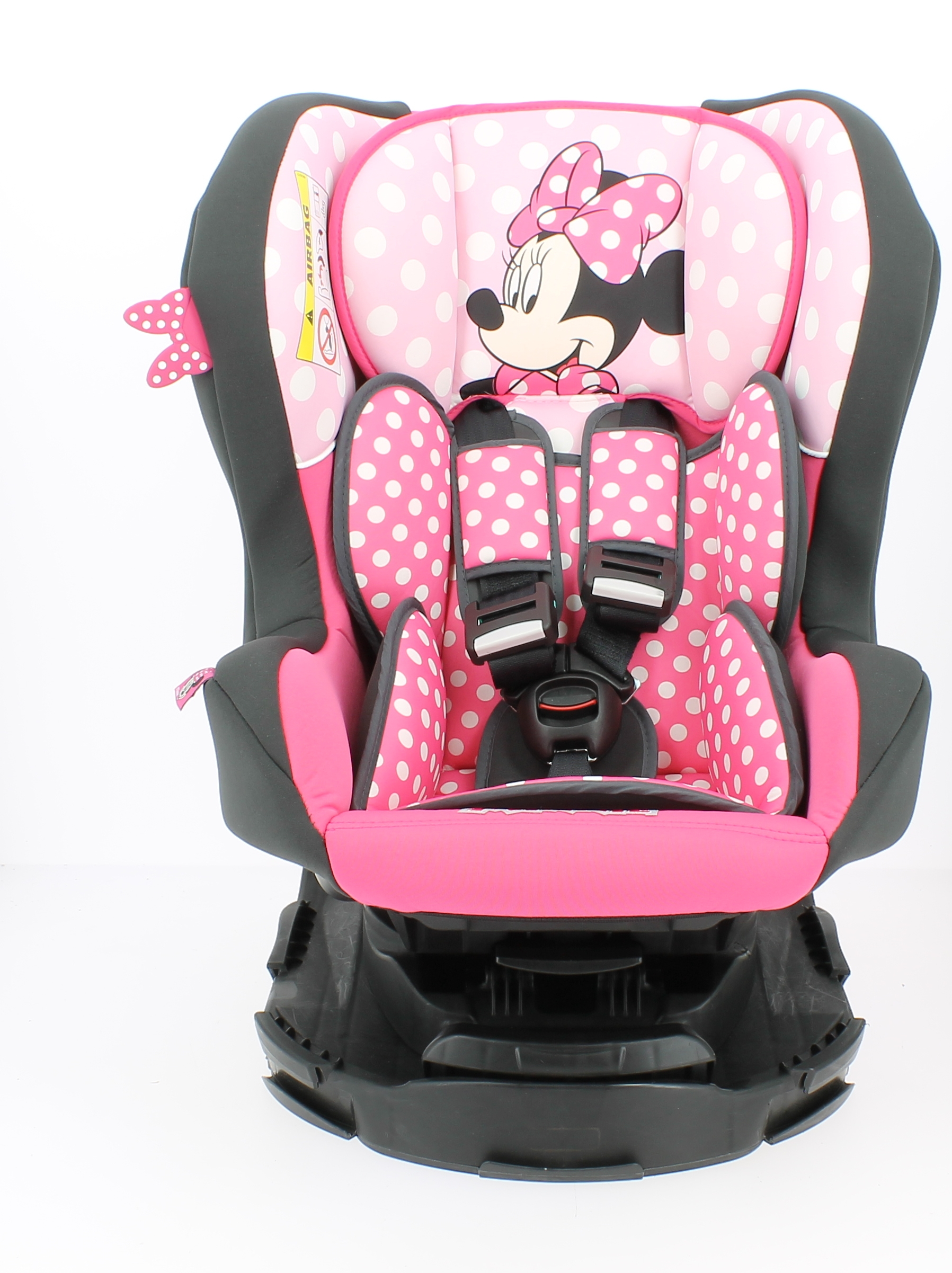 DISNEY Siège auto bébé pivotant Groupe 0+/1 Minnie rose Revo Luxe pas cher  