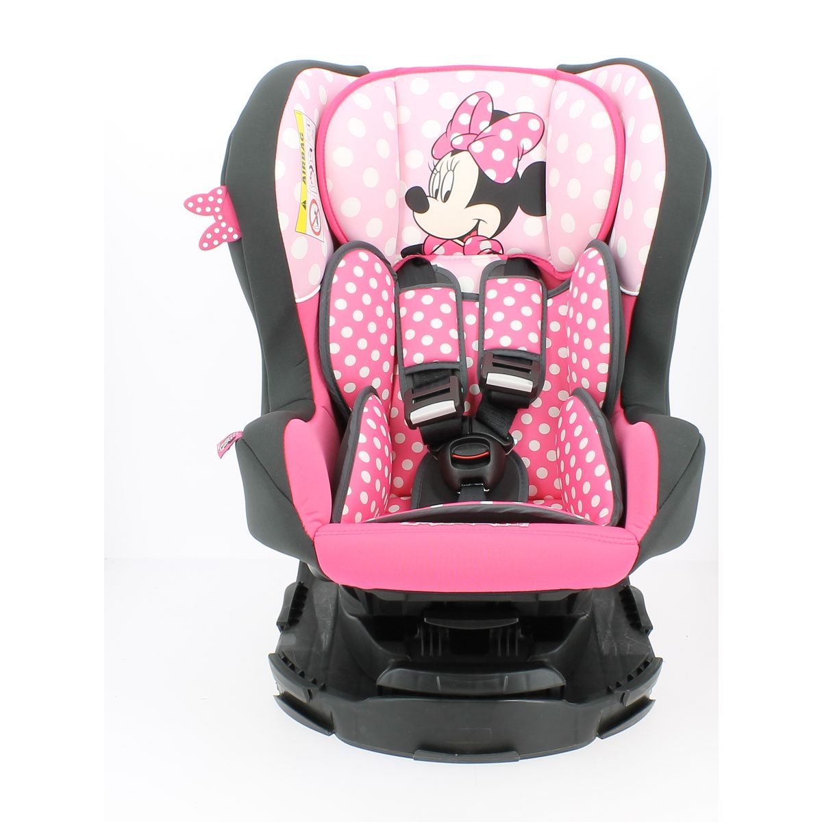 DISNEY Siège auto bébé pivotant Groupe 0+/1 Minnie rose Revo Luxe pas cher  